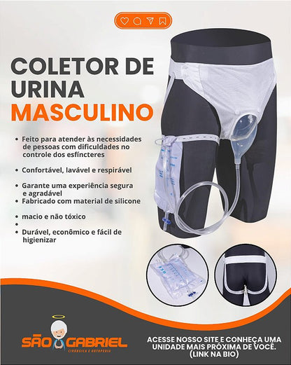 Coletor de Urina Masculino Silicone