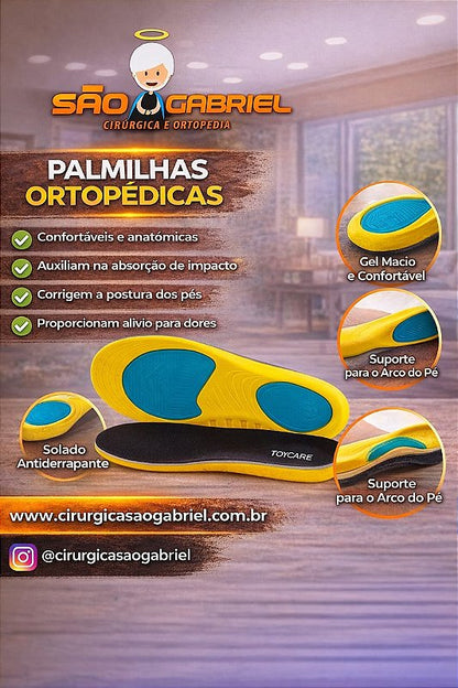 Palmilha Ortopédica Sports PU 34-42