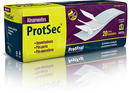 Absorvente ProtSec Unissex 20 Unidades