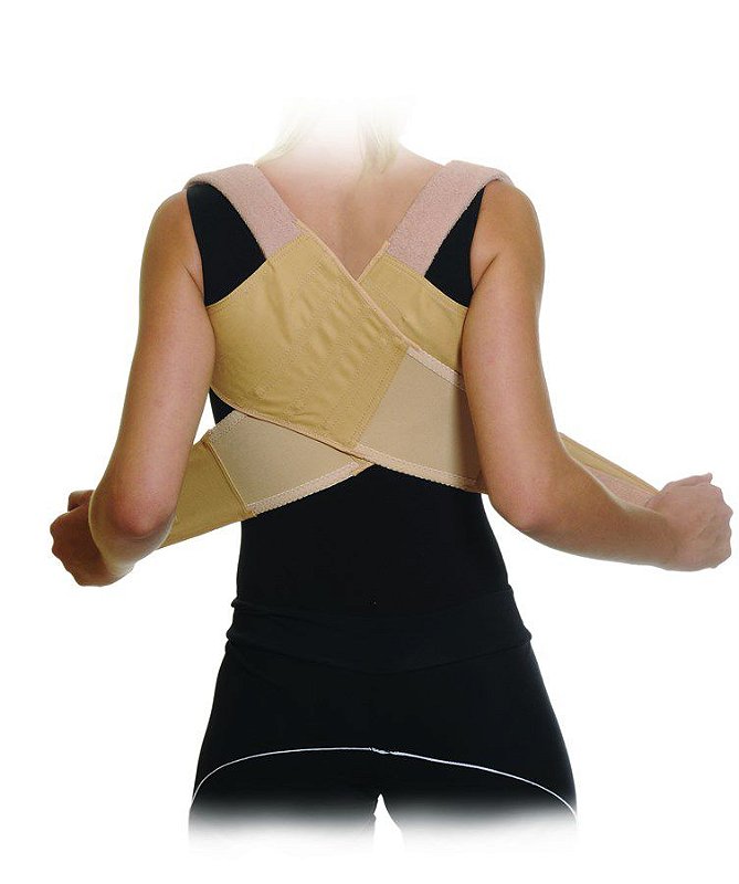 Espaldeira em Brim Correção Postural | Cirurgica São Gabriel