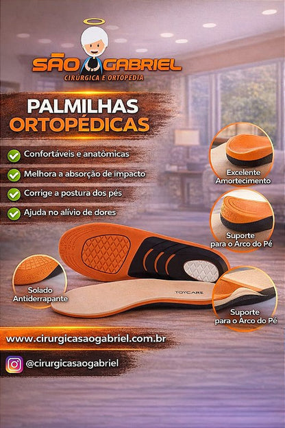 Palmilha Ortopédica Amortecedora 35-39