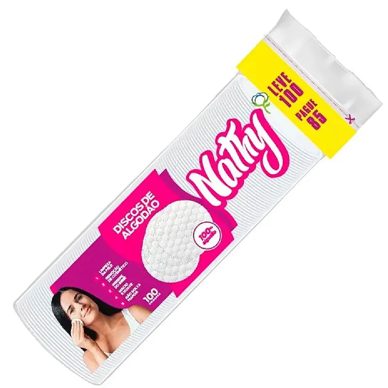 Disco de Algodão 100 Unidades Nathy