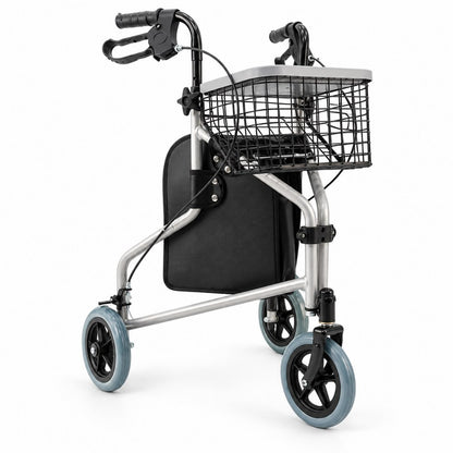 Andador 3 Rodas Evolution Cesto e Bolsa