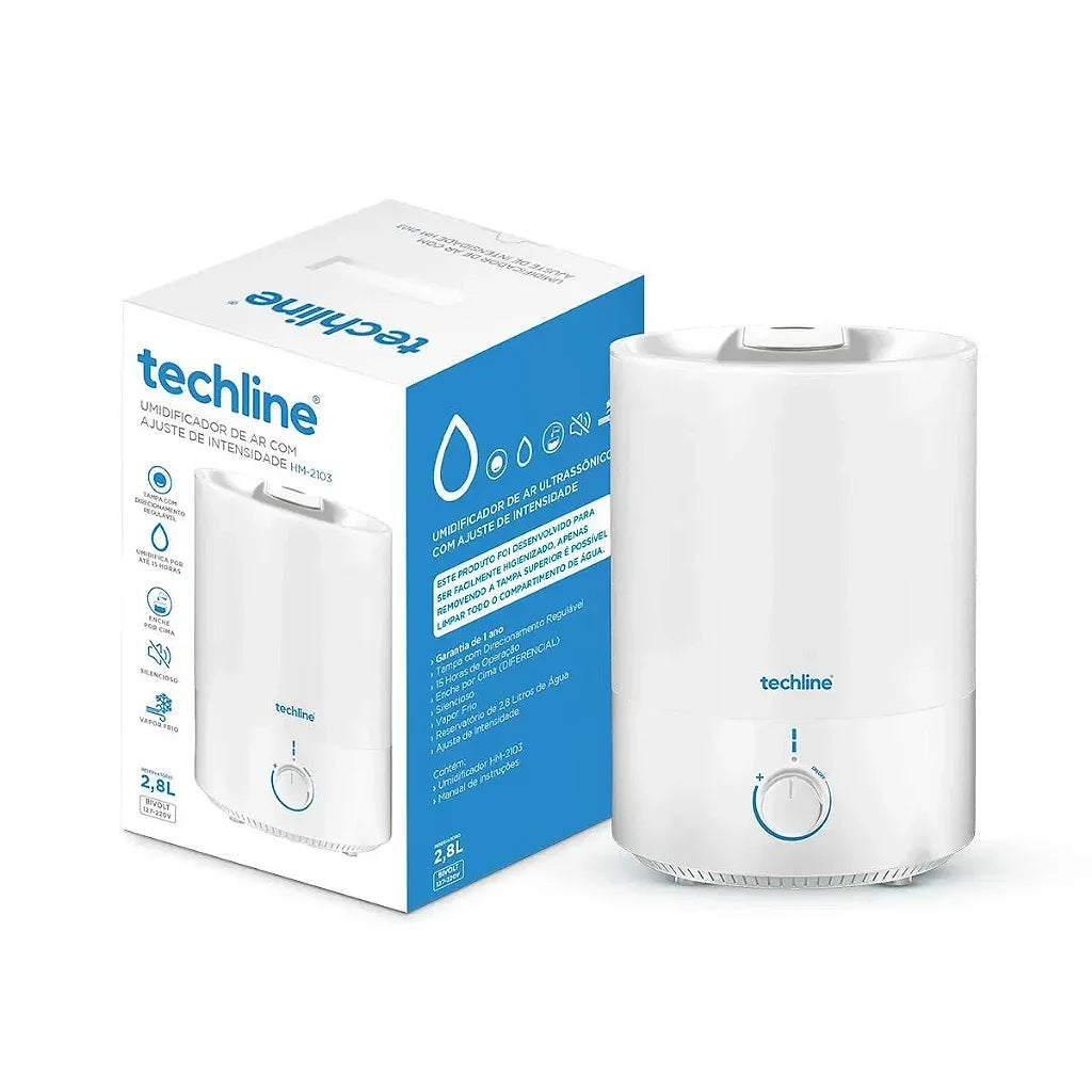 Umidificador de Ar Techline Ultrassônico 2,8L Bivolt