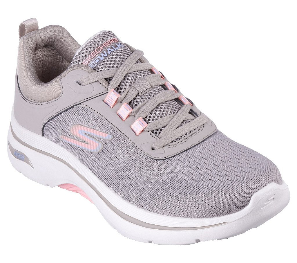 Tênis Skechers Go Walk Arch Fit 2.0 - Balin Feminino Corrida - Rosa