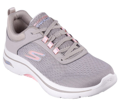 Tênis Skechers Go Walk Arch Fit 2.0 - Balin Feminino Corrida - Rosa